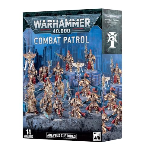 Warhammer Games Workshop 40.000 - Combat Patrol: Adeptus Custodes (Edition 2024) von Warhammer