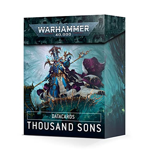 Warhammer Games Workshop 40000 Datakarten Thousand Sons 43-21 Deutsch von Warhammer