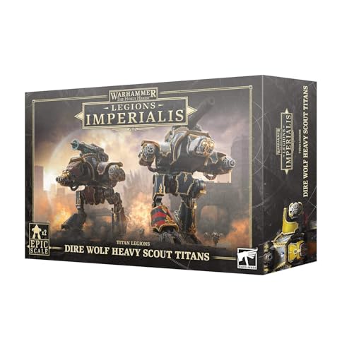 Warhammer Games Workshop Legions Imperialis – Dire Wolf Heavy Scout Titans [Epische Skala] von Warhammer