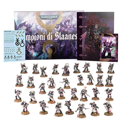 Warhammer Miniature Emperor's Children Set Armee Slaanesh Champions in italienischer Space Marines Chaos 40k Champions of Slaanesh Games Workshop von Warhammer