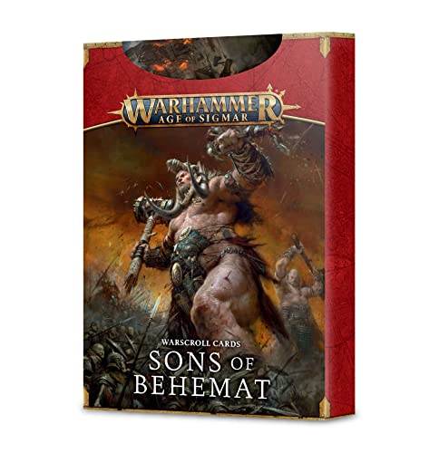 Warhammer WARSCROLL Cards: SONS of BEHEMAT (DEU) von Warhammer