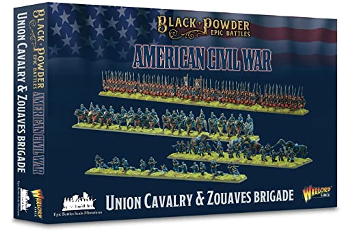 American Civil War Union Cavalry & Zouaves Brigade – Epische Plastikminiaturen für Schwarzpulver Sehr detaillierte Miniaturen für den amerikanischen Bürgerkrieg Tischwargaming von Warlord Games