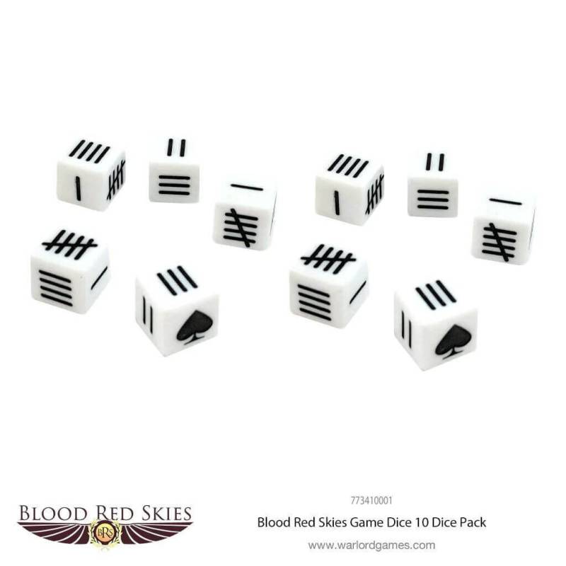 Blood Red Skies Game Dice