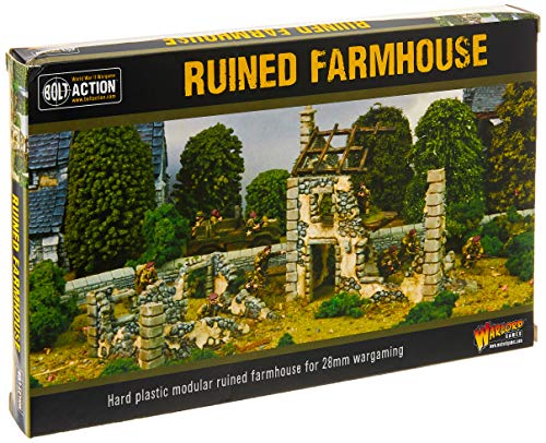 Warlord Games Bolt Action Ruined Farmhouse 1:56 WWII Military Wargaming Diorama Plastic Model Kit von Warlord Games