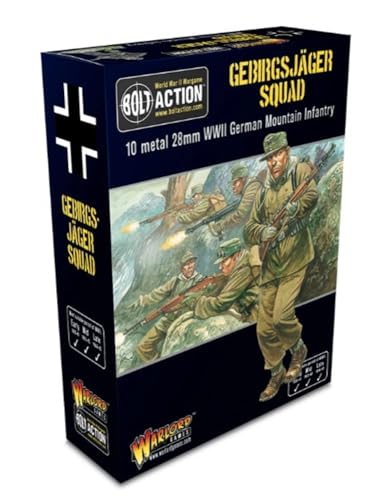 Warlord Games: Gebirgsjager Squad - WW2 Miniaturfiguren (10 Metallfiguren) von Warlord Games