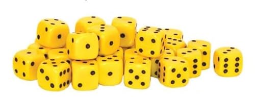 Dice - 30 Yellow D6 10mm Dice - 30 Yellow D6 10mm von Warlord Games