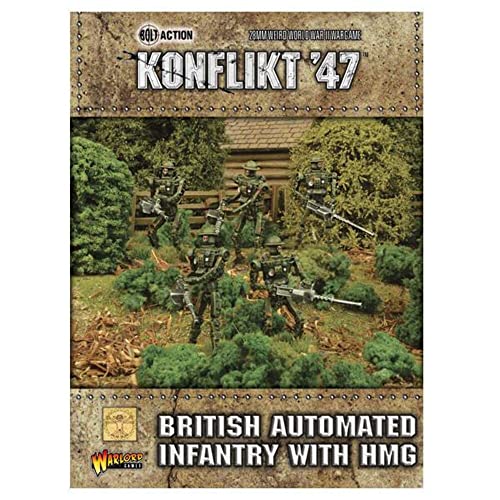 Konflikt '47: British Automated Infantry with HMG von Warlord Games