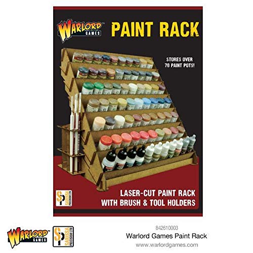 Warlord Games Large Paint Rack/Farbaufsteller für Tabletop-Spiele, 10+ Jahre, 96-120 Monate, Zubehör, Fantasy, 1 Count, German von Warlord Games