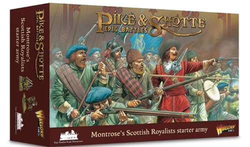 Warlord Games Montrose' Scottish Royalists Starter Army – Epische Miniaturen für Hecht und Schrotte, sehr detaillierte Miniaturen für Tisch-Kriegsspiele von Warlord Games