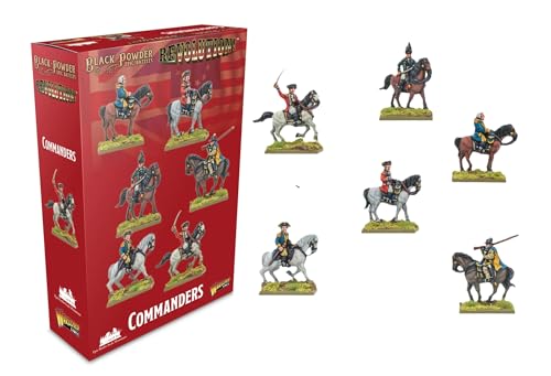 Revolution! Commanders – Epische Miniaturen für Schwarzpulver, sehr detaillierte Ära des amerikanischen Unabhängigkeitskrieges für Tisch-Kriegsspiele Revolution! Commanders – Epische Miniaturen für Schwarzpulver, sehr detaillierte Ära des amerikanischen Unabhängigkeitskrieges für Tisch-Kriegsspiele von Warlord Games