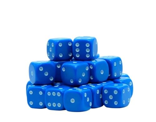 Warlord Games 30 x D6 sechsseitige Würfel-Set, 10 mm, klassisch, Blau von Warlord Games