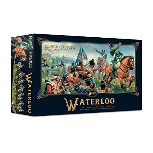 Warlord Games 301510002 Waterloo Second Edition Starter Set Black Powder Napoleonisch Zubehör, unlackiert von Warlord Games