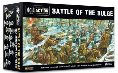 Warlord Games Battle of The Bulge – Bolt Action Third Edition Starter-Set, EIN 28 mm Strategie-Kampfspiel aus dem 2. Weltkrieg für 2 oder mehr Spieler mit Miniaturen von Warlord Games