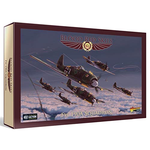 Warlord Games - Blood Red Skies: German Fw 190 Squadron, 1:200 (772012015) WWII Mass Air Combat War Game von Warlord Games