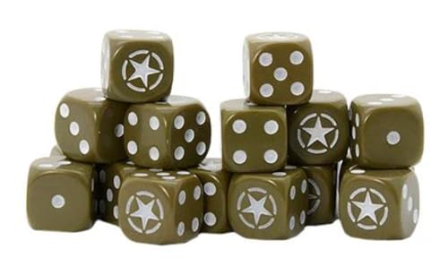 Warlord Games Bolt Action Allied Star D6 Pack (16) von Warlord Games