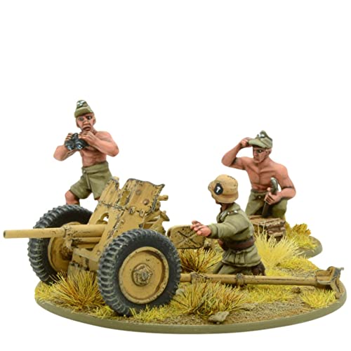 Warlord Games Bolzen-Aktion: Afrika Korps Pak 36 Leichte Anti-Panzerpistole, Metall, Militär-Modellbausatz, Sculpture, 360485031, Metall von Warlord Games