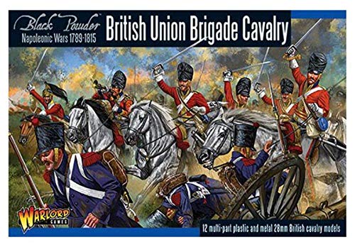 Kriegsherr 1002 - Britische Napoleonische Union Brigadekavallerie - 12x Miniaturen - Black Powder 28mm Wargaming Figures von Warlord Games