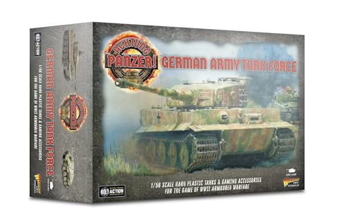 Warlord Games Bundeswehr Panzerkraft - 1:56/28 mm Plastikmodell Panzer für Achtung Panzer Hochdetaillierte Miniaturen des Zweiten Weltkriegs für Tisch-Warbiespiele, 482010005 Warlord Games Bundeswehr Panzerkraft - 1:56/28 mm Plastikmodell Panzer für Achtung Panzer Hochdetaillierte Miniaturen des Zweiten Weltkriegs für Tisch-Warbiespiele, 482010005 von Warlord Games