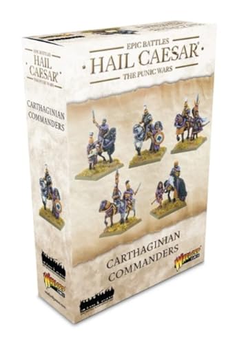 Warlord Games Carthaginian Commanders - Epische Miniaturen für Hagel Caesar Hochdetaillierte Punic Wars Ära für Table-top Wargaming von Warlord Games