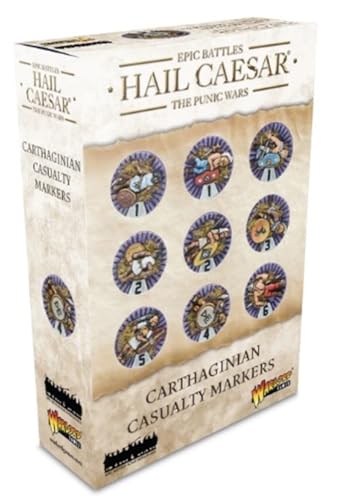 Warlord Games Karthagische Unfallmarkierungen – Epische Miniaturen für Hagel Caesar Hochdetaillierte Punische Kriege für Tisch-Kriegsspiele von Warlord Games