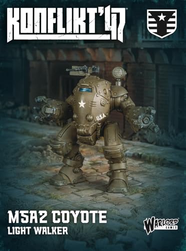 Warlord Games M5A2 Coyote Light Walker – United States Miniatur für Konflikt 47, sehr detaillierte 28 mm Skala Miniatur Warlord Games M5A2 Coyote Light Walker – United States Miniatur für Konflikt 47, sehr detaillierte 28 mm Skala Miniatur von Warlord Games