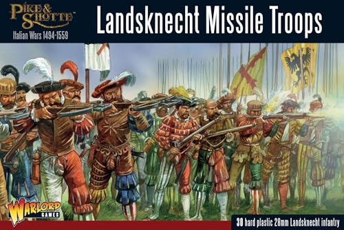 Warlord Games Pike & Shotte Landsknecht Missile Troops 28mm Italian War von Warlord Games