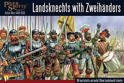 Warlord Games Pike & Shotte Landsknechts with Zweihanders 28mm Italian wars von Warlord Games