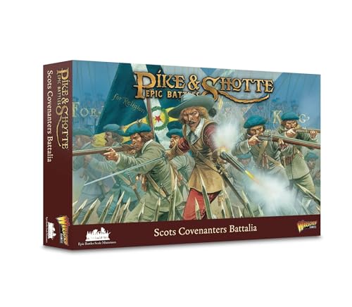 Warlord Games Scots Covenanters Battalia - Epische Plastikminiaturen für Schwarzpulver Sehr detaillierte napoleonische Ära für Tisch-Kriegsspiele von Warlord Games