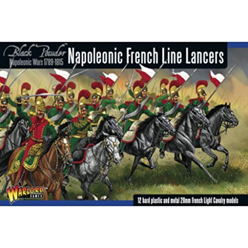 Warlord Games Zubehör Lancer Black Powder Napoleonic French Line Lancers-EN, Blau, Grün, Weiß von Warlord Games