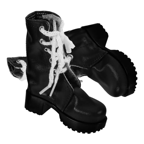 Warmhm 1 Paar Miniatur-puppenstiefel, Puppenschuhe, Mini-puppenstiefel, Puppenzubehör, Puppen-anziehzubehör von Warmhm