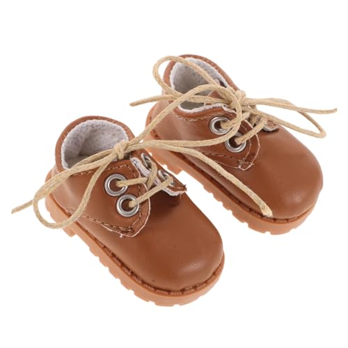 Warmhm 1 Paar Puppenschuhe Puppenschuhe Spielzeug Baby Mädchen Puppenschuhe Spielzeug Puppenkostüm Zubehör Spielzeug Für 15–20 cm Große Puppen von Warmhm