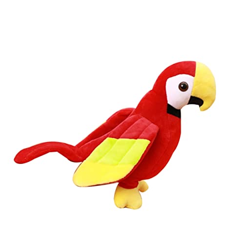 Warmhm 1 Stück Plüsch-Vogelspielzeug Vogelbarsch gefülltes Papageienspielzeug Vogel-Actionfiguren Pfau Spielzeughängematte vogelspielzeug nymphensittich Parrot Toys Kleinkindspielzeug von Warmhm