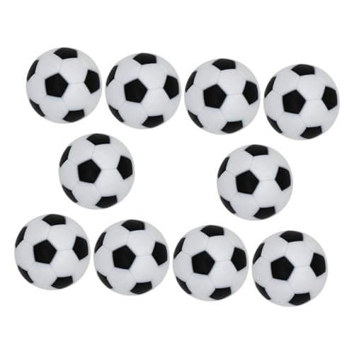 Warmhm 10 Stück 23-mm-schwarz-weiß-fußball Kickerbälle Ersetzen Kicker Zubehör Tischspielbälle Tischfußball Hundefußball Tischkugel Sport Für Erwachsene Die Hüften von Warmhm