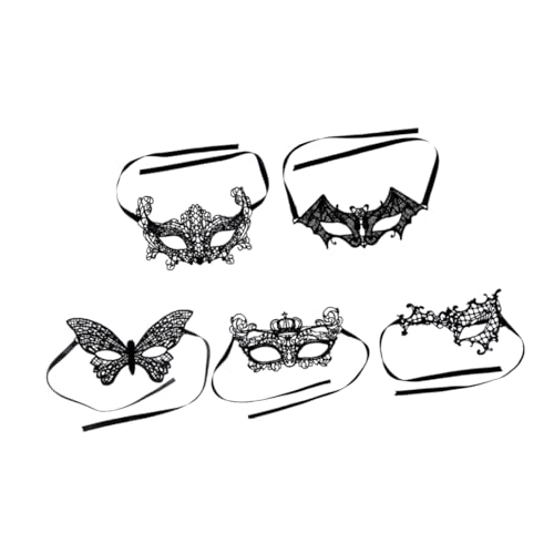 Warmhm 10St Halloween Spitze formlose Augenmaske venedig schminken venezianische Maske halloween masken halloweenmaske Maskerade-Maske Halloween-Maske Spitzenmaske Abschlussball bilden von Warmhm