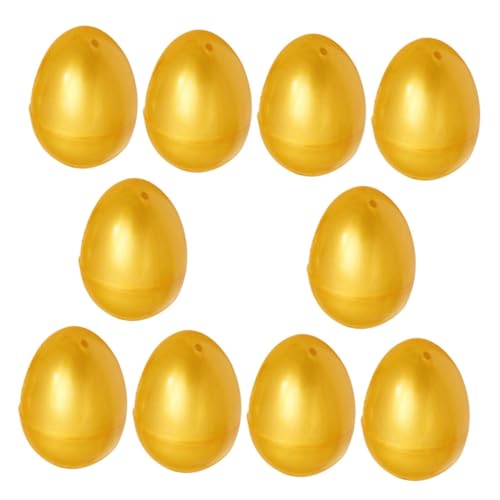 Warmhm 10st Öffne Das Golden Egg Gacha Pu-Eier Lebensmittelkorb Brotkorb Geschirr Brotkorb Rundes Brotkorb Aus Rattan Wandbillard Hängende Billardtische Dekorationseier Plastik von Warmhm