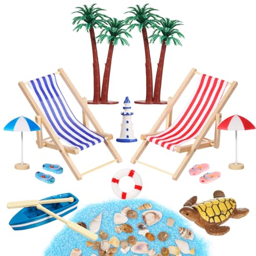 Warmhm 12Pcs Strand-Mikrolandschafts-Miniaturdekoration Micro Landscape Miniatur Garden Summer Beach Mini House Mikrolandschaftszubehör Miniaturpuppenhaus Dekoration Für DIY Garden Plant Warmhm 12Pcs Strand-Mikrolandschafts-Miniaturdekoration Micro Landscape Miniatur Garden Summer Beach Mini House Mikrolandschaftszubehör Miniaturpuppenhaus Dekoration Für DIY Garden Plant von Warmhm