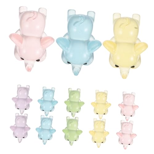Warmhm 15stücke Mini-tierfiguren Aus Kunstharz Dunkeln Leuchten Miniatur-elefantenfiguren in Farben Niedliche Kleine -Dekorationen Für DIY-feengarten-bastelarbeiten Warmhm 15stücke Mini-tierfiguren Aus Kunstharz Dunkeln Leuchten Miniatur-elefantenfiguren in Farben Niedliche Kleine -Dekorationen Für DIY-feengarten-bastelarbeiten von Warmhm