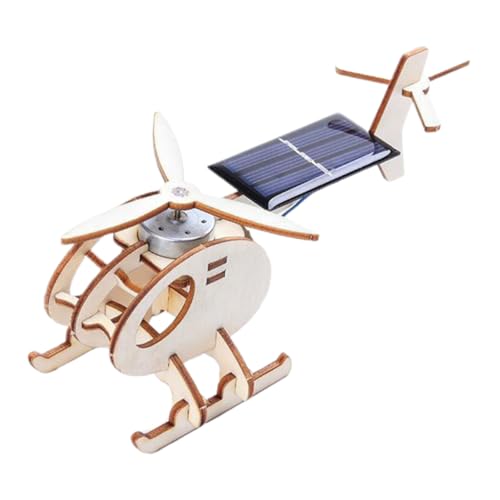 Warmhm 1Satz DIY Wissenschaftshubschrauber Modellbau Für Solarbetriebene Flugzeug Bastelarbeit Für Kleine Wissenschaftliches Experimentierset Aus Kreatives Für Jungen von Warmhm