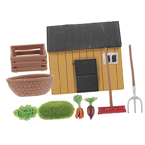 Warmhm 1Satz Modell Zubehör Mit Mini Und Dekorationen Für Garten Und Puppenhaus Für Mini Garten Und DIY Projekte von Warmhm