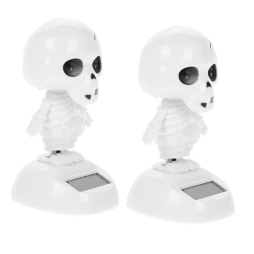 Warmhm 2 Stück Halloween Solar Betriebene Tanzende Skelett Dekoration für Auto Armaturenbrett Gruselige Ghost Figur Kreative Halloween Deko für Büro Zuhause Party und Schreibtisch Warmhm 2 Stück Halloween Solar Betriebene Tanzende Skelett Dekoration für Auto Armaturenbrett Gruselige Ghost Figur Kreative Halloween Deko für Büro Zuhause Party und Schreibtisch von Warmhm
