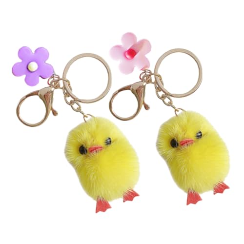 Warmhm 2 Stück Plüsch Schlüsselanhänger Kleine Gelbe Hühner und Flauschig Leichte Mini Tieranhänger für Taschen Dekoration für Mädchen Warmhm 2 Stück Plüsch Schlüsselanhänger Kleine Gelbe Hühner und Flauschig Leichte Mini Tieranhänger für Taschen Dekoration für Mädchen von Warmhm