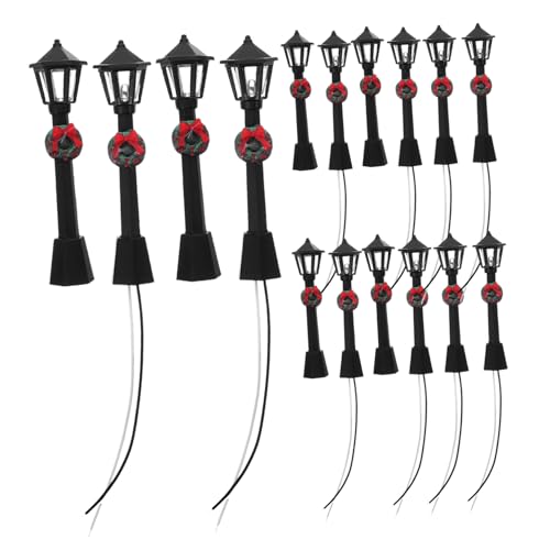 Warmhm 20 Stück Teiliges Miniatur Straßenlampen aus Schwarzem Abs mit LED Beleuchtung Hohe Modell Straßenlaternen für Mikrolandschaften Installieren Sichere Helle Lichtakzente für Warmhm 20 Stück Teiliges Miniatur Straßenlampen aus Schwarzem Abs mit LED Beleuchtung Hohe Modell Straßenlaternen für Mikrolandschaften Installieren Sichere Helle Lichtakzente für von Warmhm