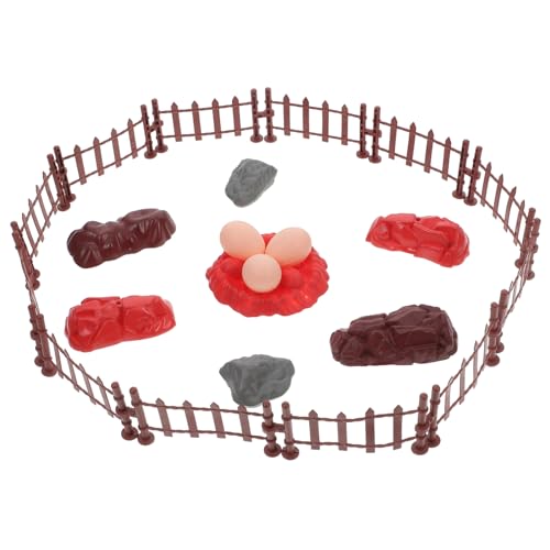 Warmhm 22St Simulationsmodellspielzeug Spielzeug Modell Sandkastenzubehör Spielzeug für Kinder Sandkasten Modelle Kinder Spielzeug Set scheibengardinen Minizaun Terrarienzaun Plastik von Warmhm