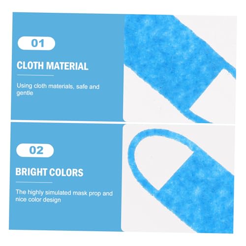 Warmhm 24 Miniatur Gesichtsmasken Sicher und Langlebig Dekoration für Doll House Zubehör Warmhm 24 Miniatur Gesichtsmasken Sicher und Langlebig Dekoration für Doll House Zubehör von Warmhm