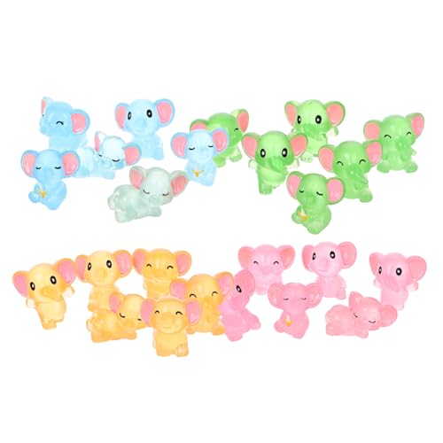 Warmhm 24stücke Aus Harz Leuchtend Im Dunkeln Gartendekor Mikro-landschaftsfiguren Kleine Elefantenfiguren Für Innen Und Außen Warmhm 24stücke Aus Harz Leuchtend Im Dunkeln Gartendekor Mikro-landschaftsfiguren Kleine Elefantenfiguren Für Innen Und Außen von Warmhm