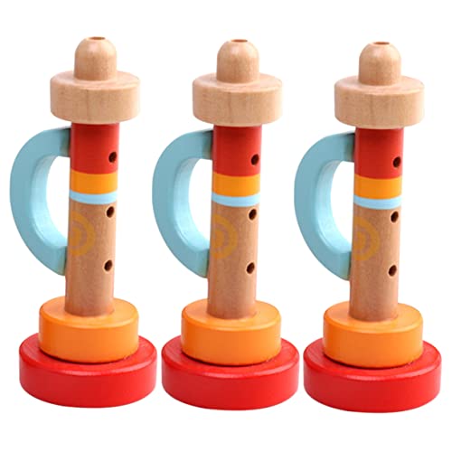 Warmhm 3stücke Teiliges Holzspielzeug Trompete Für Junge Mädchen Tragbare Sichere Musikinstrumente Für Kreatives Spiel Und Musikalische Für Jungen Und Mädchen Warmhm 3stücke Teiliges Holzspielzeug Trompete Für Junge Mädchen Tragbare Sichere Musikinstrumente Für Kreatives Spiel Und Musikalische Für Jungen Und Mädchen von Warmhm