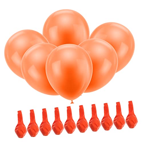 Warmhm 300 Stück Orangefarbene Luftballons Party Layout Luftballons Verdickte Luftballons Party Latex Luftballons Halloween Party Dekoration Partygeschenke Festival Party von Warmhm