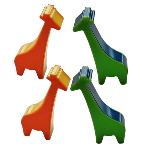 Warmhm 4 Stück Giraffenform Musikalische Maracas für Pädagogisches Rhythmus und Hörfähigkeiten für Kindergarten und Zuhause Warmhm 4 Stück Giraffenform Musikalische Maracas für Pädagogisches Rhythmus und Hörfähigkeiten für Kindergarten und Zuhause von Warmhm