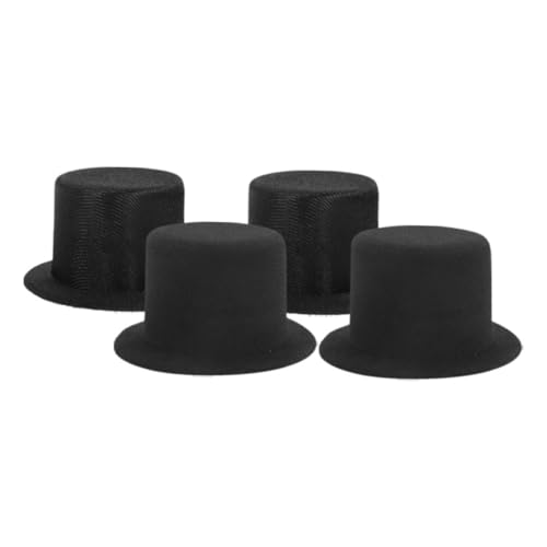 Warmhm 4 Stück Teiliges Mini Zylinderhut aus Leichtem Schwarze Miniatur Hüte für Schneemann Puppen DIY Bastelprojekte Handliche für Vielseitige Weihnachtsdeko Warmhm 4 Stück Teiliges Mini Zylinderhut aus Leichtem Schwarze Miniatur Hüte für Schneemann Puppen DIY Bastelprojekte Handliche für Vielseitige Weihnachtsdeko von Warmhm