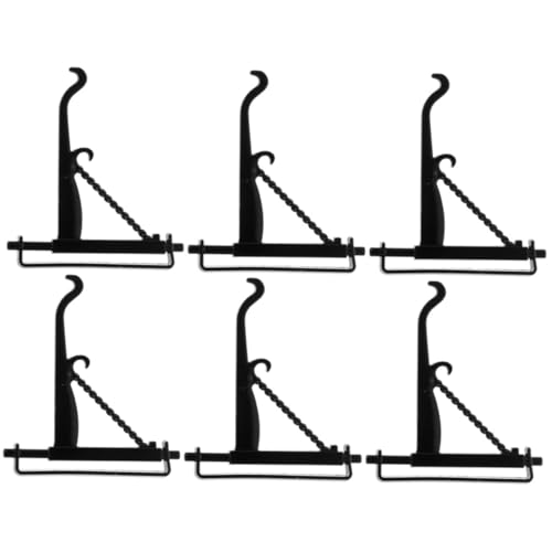 Warmhm 6 Stück Teiliges Miniatur Haken für Puppenhaus Wandmontage Stabile Kleine Halterungen für Mini Pflanzen Laternen Garten und Wohnzimmerschmuck Schwarze Miniatur Dekorationshaken Warmhm 6 Stück Teiliges Miniatur Haken für Puppenhaus Wandmontage Stabile Kleine Halterungen für Mini Pflanzen Laternen Garten und Wohnzimmerschmuck Schwarze Miniatur Dekorationshaken von Warmhm